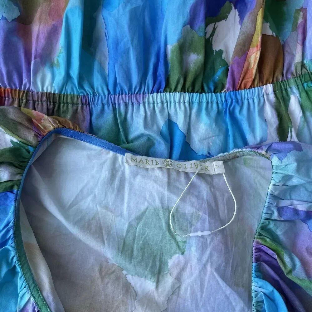Marie Oliver Multicolor Ruffle Blouse - Picture 6 of 6